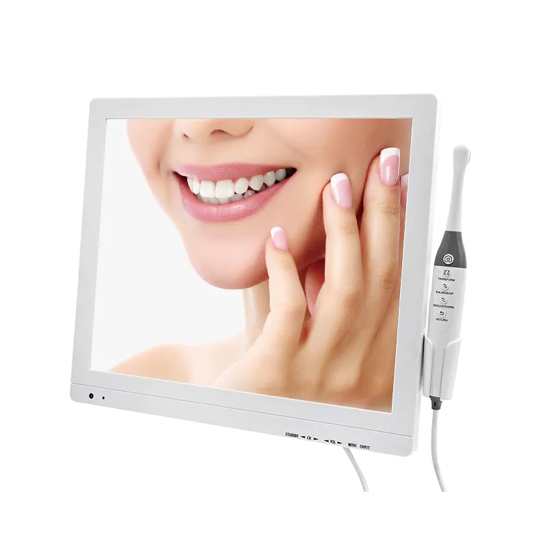 2.0メガピクセルOEMLCDモニター歯科用機器TVデジタル口腔内視鏡USB歯科医用口腔内カメラ