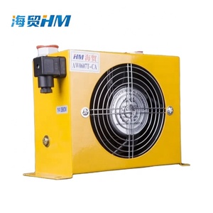 Mini-centrale hydraulique AW0607T-DC/AC-20L avec refroidisseur d'air 100L, refroidisseur d'huile hydraulique, ventilateur <span class=keywords><strong>électrique</strong></span> automatique et refroidisseur de roulement à plaques et ailettes - Product Image 4