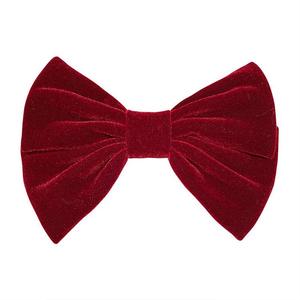Pinza para el pelo de terciopelo estilo coreano con lazo grande de doble capa, pinza de resorte, accesorio para el pelo con lazo estilo retro para mujer, lujo ligero. - Product Image 5