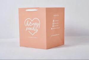 Bolsa de papel de Arte de impresión offset reciclada personalizada con doble ASA Regalos EFECTIVOS BILLINGUALES de Dinosource - Product Image 6