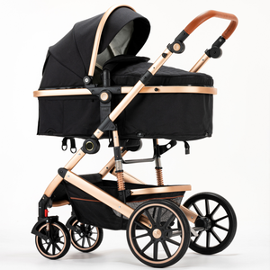 ई-कॉमर्स प्लेटफॉर्म पर हॉट-सेलिंग उत्पाद लिनन बेबी स्टलर एडजस्टेबल बेबी कैरिज कार सीट के साथ सो रही है - Product Image 1