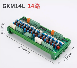 บอร์ดแอมพลิฟายเออร์ PLC AC รุ่นใหม่ TIKN GKM14L 14 ช่องสัญญาณ  แรงดันขาออก 220V  พร้อมออปโตคัปเปลอร์แบบแยกสัญญาณ  โมดูล SCR แบบไม่สัมผัส  มีสินค้าในสต็อก - Product Image 4