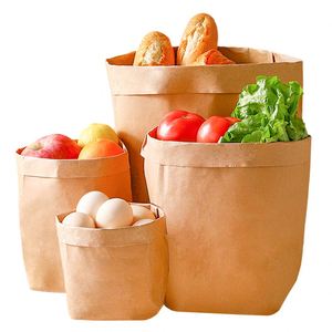 Papier d'emballage alimentaire jetable résistant à la graisse, logo personnalisé, taille personnalisée, papier kraft pour sandwich, pain, dessert, cuisson, sans poignée - Product Image 2