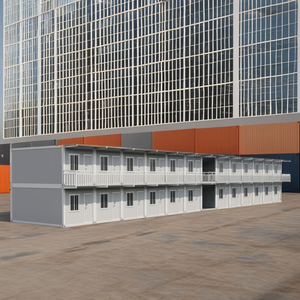 JHCE1 Casa Contenedor Prefabricada Móvil de Acero con Paneles Sándwich, Diseño Moderno para Escuela, Apartamento, Exterior, Fabricada en China - Product Image 5