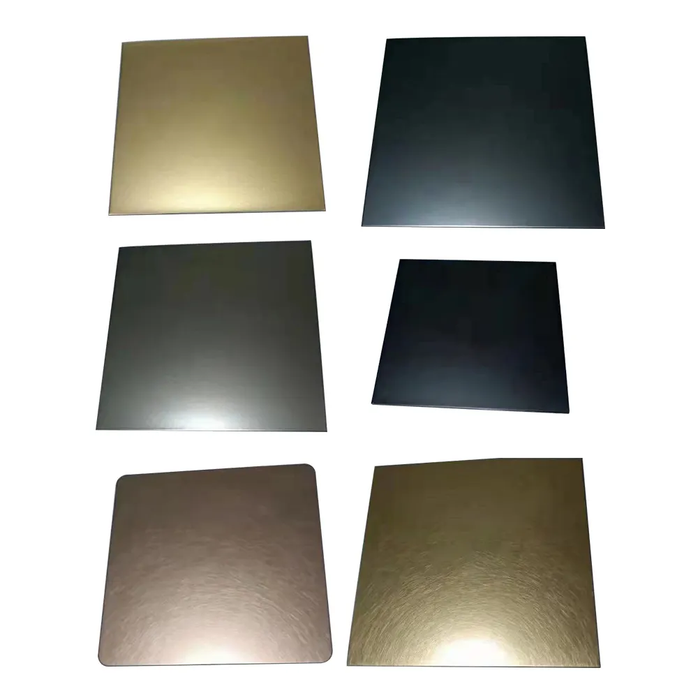 Fabrik-Hochverkauf 301 316 Edelstahlblech Wandplatten galvanisierte dekorative Platte