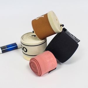 Dây Thun Dây Tập Thể Dục Tùy Chỉnh Dệt Hoa Vải Nylon Tái Chế Logo - Product Image 5