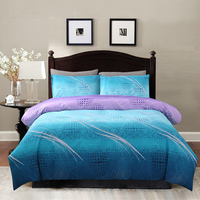 Ensemble de literie de couette en polyester 100% de qualité supérieure Simple Double Queen King Size Ensembles de housse de couette