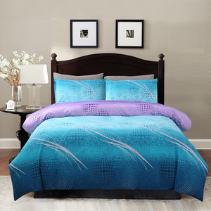 Chất Lượng Cao Cấp Duy Nhất Đôi Nữ Hoàng Vua Kích Thước 100% <span class=keywords><strong>Polyester</strong></span> Chăn Bộ Đồ Giường Bộ Chăn Bìa Bộ - Product Image 2