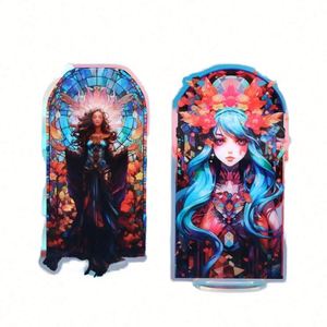 Exhibidores Acrílicos Personalizados con Impresión de Anime, Soporte Transparente para Figuras de Personajes de Dibujos Animados, Accesorios de Exhibición Premium - Product Image 1