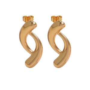 Pendientes Geométricos Irregulares para Damas Modernas, Pendientes Retro, Exagerados y de Alta Gama de Acero Inoxidable, Venta al por Mayor de Fábrica - Product Image 5
