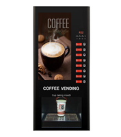 Machine à café entièrement automatique à 6 saveurs, machine à café instantanée, type de distribution et de mélange automatique de tasses