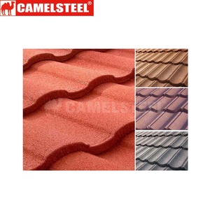 Tuile de toiture en pierre, tôle de toiture revêtue de pierre, pas de décoloration, matériau naturel, facile à réparer - Product Image 5