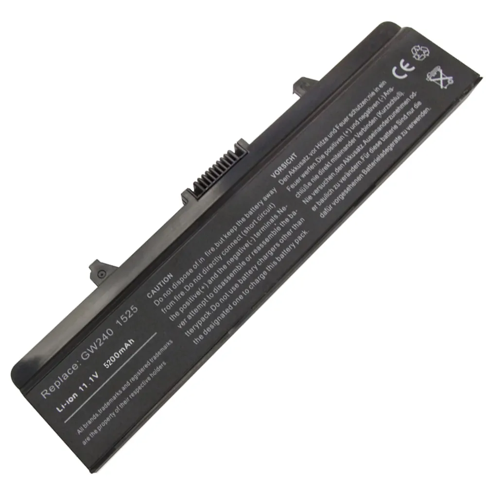 प्रतिस्थापन लैपटॉप बैटरी Dell के लिए GW240 Inspiron 1525 1526 1545 1546 (4400mAh)