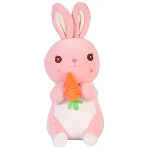 Bunny with Rabbit Baby Plush Toy Manufacturer Stuffed Animal Rabbit Plush Toy