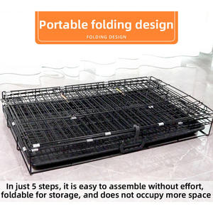 Cage pour chien Petit chien Cage pour <span class=keywords><strong>chat</strong></span> avec toilettes Ménage intérieur animal de compagnie Chien moyen <span class=keywords><strong>chat</strong></span> Villa <span class=keywords><strong>maison</strong></span> - Product Image 6