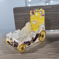 Rak Display Akrilik Custom untuk Toko Retail, Stand Display Kopi Akrilik untuk Kafe, Model Berdiri Bebas