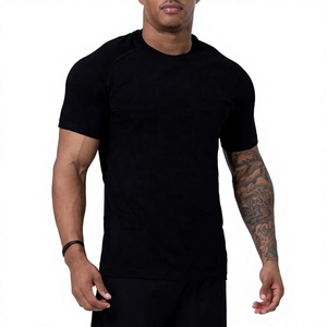 T-shirt court en toile pour homme, col rond, coupe classique, polyester/coton de haute qualité, design personnalisé OEM, respirant, séchage rapide, décontracté, été - Product Image 1