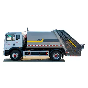 Camión de basura de saneamiento, camión de basura compactador de 12 toneladas