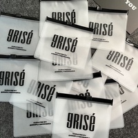 Bolsa de plástico con cremallera y logotipo de impresión personalizada, bolsa pequeña de PVC con cierre de cremallera, bolsa transparente para joyería, embalaje para pendientes y collares