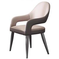 Chaise de salle à manger de luxe simple style italien en cuir moderne léger pour la maison nordique hôtel restaurant loisirs confortable