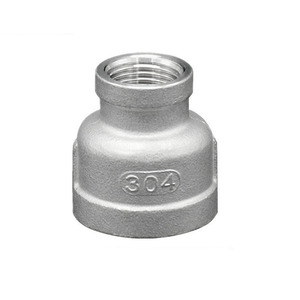 อะแดปเตอร์ลดขนาดเกลียวในท่อสแตนเลส เกรด 304 มาตรฐาน ASTM แบบกลม สำหรับใช้ในยานยนต์ - Product Image 1