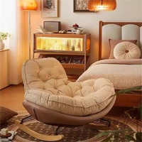 Moderner Luxus Wohnzimmerstuhl Eier-Schaukel- und Relaxsessel, Lounge-Sofa für Eine Person, Magischer Metallrahmen, Möbel für Erwachsene Schlafzimmer