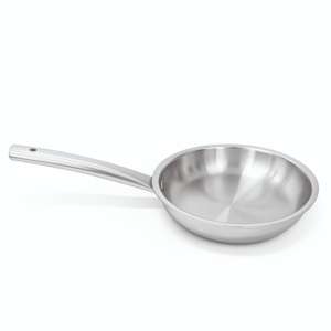 Juego de Utensilios de Cocina Clásicos de Acero Inoxidable de 4 Piezas con Sartén, Cacerola, Olla con Tapa, Apto para Lavavajillas - Product Image 5