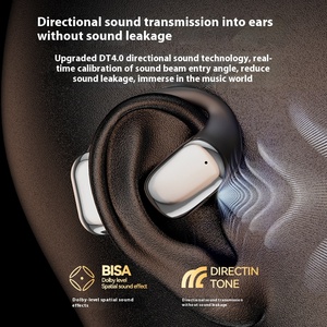 V5.4 TWS casque sans fil ouvert écouteurs HIFI son faible latence étanche suppression du bruit pour les jeux sports affichage numérique - Product Image 5