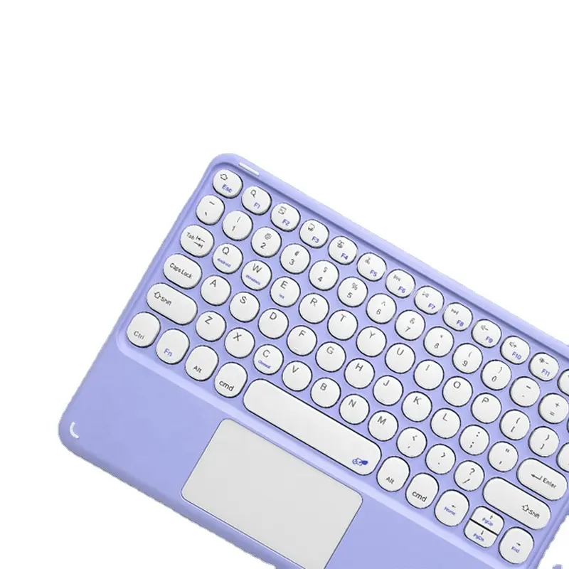 Mini kabellose Bluetooth-Tastatur mit Hintergrundbeleuchtung - wiederaufladbare spanische Auslegung, Tastatur und Maus Combo für iPad/Laptop