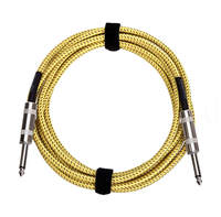 Fabrik-Großhandel 6,35mm Gitarren-Audiokabel Lautsprecherkabel E-Gitarrenkabel Instrumentenkabel