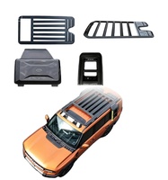 Kit de barres de toit, échelle et boîte de rangement latérale en alliage d'aluminium amélioré, neuf, adapté aux accessoires Jetour G700