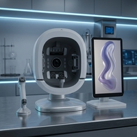 Analyseur de peau intelligent portable AI avec topographie 3D pour l'analyse de la pigmentation, de l'acné et de l'hydratation, caméra HD multi-usages