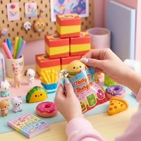 Jouet Squishy Surprise Boîte Mystère Doux à Remontée Lente Anti-Stress Sensoriel à Collectionner pour Enfants