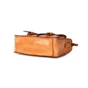 2024 Customized Vegetable <strong>Tanned</strong> Cowhide Leather Unisex Bag <strong>Handbag</strong> Manufacturer - Product Image 4