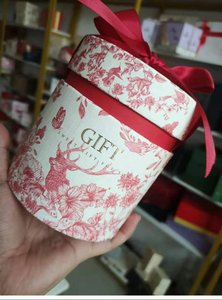 Hộp quà tặng nước hoa Ngày Valentine sang trọng hộp Quà tặng đám cưới cầm tay tròn - Product Image 5