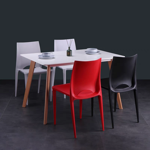Wholesale Factory Heavy Duty Monoblock Stackable Outdoor Modern <strong>Dining</strong> Restaurant <strong>White</strong> Pp Polypropylene PP Plastic <strong>Chair</strong> - Product Image 3