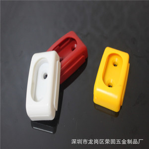 <b>Plastic</b> Flat Tube ABS Wardrobe Clothing Organizer Rectangle Injection Molded Bolt Inserting Type <b>Hook</b> Rail - Product Image 4