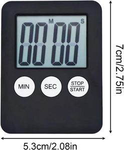 Digital Countdown Kitchen <b>Timer</b> LCD Display Magnetic Base <b>Light</b> Alarm Portable Countertop <b>Timer</b> for Cooking - Product Image 5