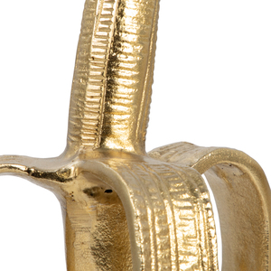 Fermalibri Decorativi a Forma di Banana, Finitura Dorata, Accessori da Scrivania Scultorei per Casa, Ufficio e Biblioteca - Product Image 5