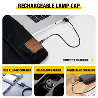 Gorro 3 en 1 con Iluminación RGB y Música, Linterna LED, Auriculares Bluetooth, Llamadas Manos Libres, Gorro de Invierno para Exteriores, Éxito de Ventas en AMZ