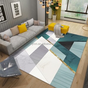 Tapis de velours de cristal de salon tapis lavable conception antidérapante au fond la taille du motif peut être personnalisée - Product Image 5