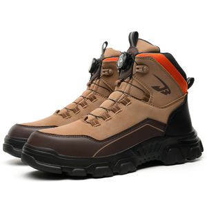 Bottes de sécurité pour hommes, chaussures de sécurité imperméables, bouton rotatif, chaussures de travail légères à bout en acier, taille 47 48 - Product Image 6