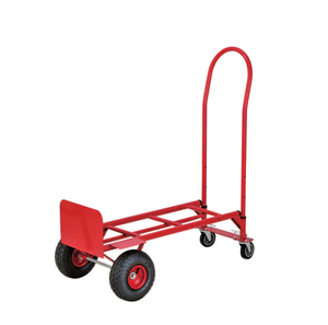 L'usine de boutique 200KGS personnalise les chariots à main en acier pour chariot d'entrepôt pouvant être conduits avec deux roues verticales et quatre roues - Product Image 2