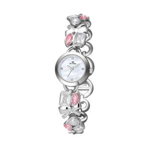 นาฬิกาข้อมือผู้หญิง BS bee sister รุ่น New Light Temperament สีอะความารีน ประดับเพชร ดีไซน์แฟชั่นลำลอง สวยหรู ระบบควอตซ์ ปี 2026 - Product Image 2