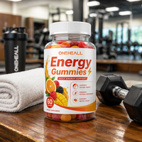 Gummies Énergisantes de Créatine pour Adultes en Gros, Marque Privée, pour la Croissance Musculaire et les Compléments Sportifs, 60 unités