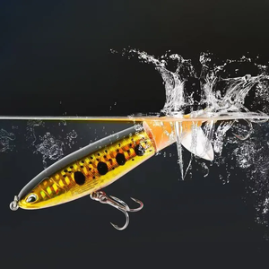 Hot Sale Esche Artificiali Whopper Popper da 13g <span class=keywords><strong>in</strong></span> ABS <span class=keywords><strong>con</strong></span> Coda Rotante per la <span class=keywords><strong>Pesca</strong></span> <span class=keywords><strong>in</strong></span> Acqua Salata al Branzino - Product Image 4