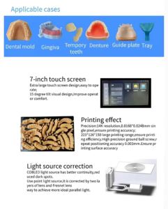 เครื่องพิมพ์ 3 มิติ สำหรับ<span class=keywords><strong>คลินิก</strong></span>ทันตกรรม - พิมพ์ครอบฟัน ตัวจัดฟัน และที่ครอบฟันกลางคืน ความแม่นยำภายในคลินิก 0.03 มม. ความเร็ว 15-45 มม./ชม. - Product Image 4