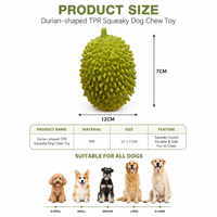 Nuevo Juguete de Simulación de Durian con Sonido, Textura Puntiaguda y Material TPR para Limpieza Dental