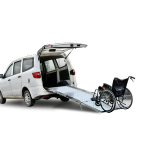 Rampa para silla de ruedas de coche Manual de aluminio para personas discapacitadas para furgoneta, rampa de elevación accesible para discapacitados plegable antideslizante - Product Image 4