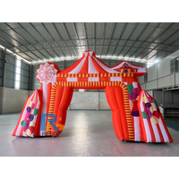 Arche gonflable de carnaval, portail gonflable géant, entrée gonflable, arche de cirque pour événement de cirque